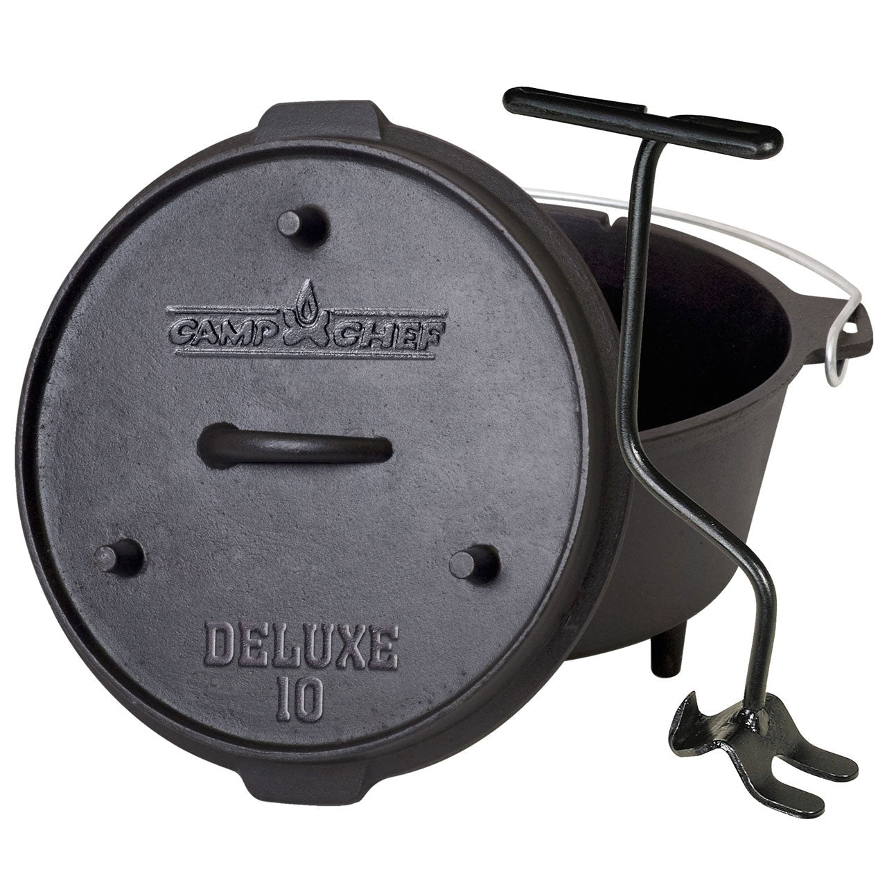 Camp Chef Dutch Oven Deluxe, 10" - grillstarshop.comCamp Chef Dutch Oven Deluxe, 10"Camp Chefgrillstarshop.comCC - DO10EU0033246216058