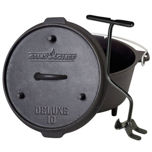 Camp Chef Dutch Oven Deluxe, 10" - grillstarshop.comCamp Chef Dutch Oven Deluxe, 10"Camp Chefgrillstarshop.comCC - DO10EU0033246216058