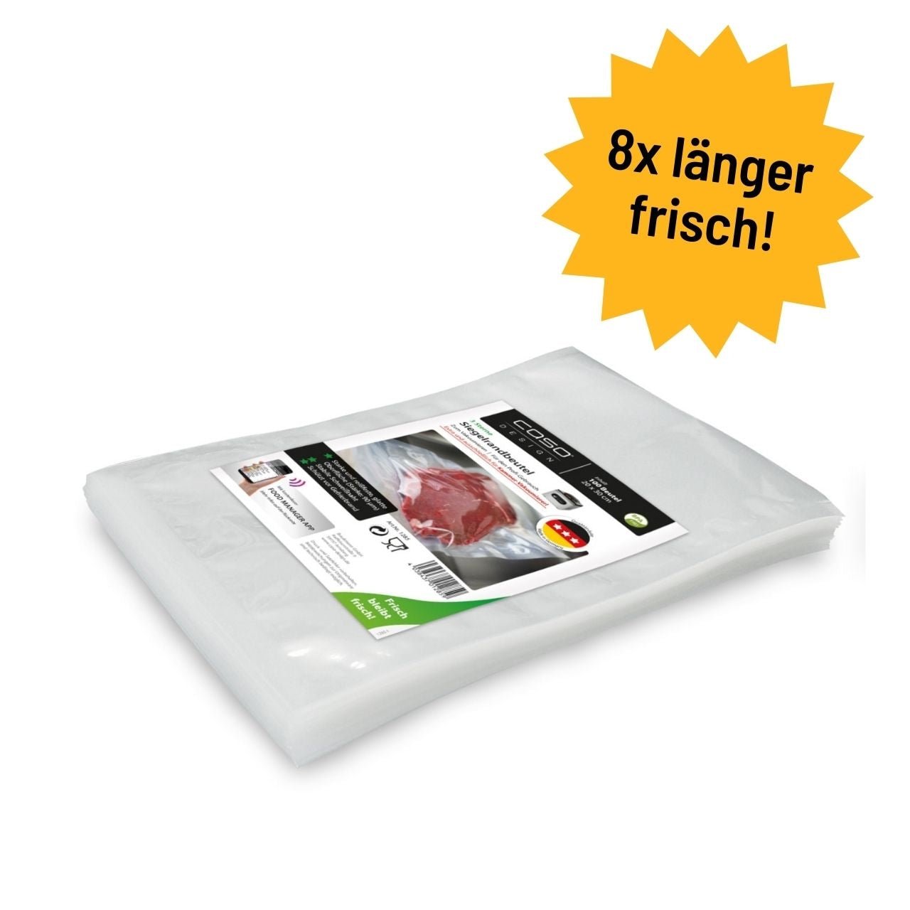 CASO Siegelrandbeutel, 20x30cm 100Stk. - grillstarshop.comCASO Siegelrandbeutel, 20x30cm 100Stk.CASOgrillstarshop.comcg12854038437012859