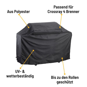 Crossray+ Abdeckhaube für Crossray+ 4 Trolley - grillstarshop.comCrossray+ Abdeckhaube für Crossray+ 4 Trolleycrossraygrillstarshop.comTCS4AC - 0029334038003902