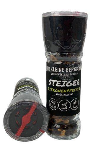 Der Kleine Bergmann Steiger Zitronenpfeffer, 40g Mühle - grillstarshop.comDer Kleine Bergmann Steiger Zitronenpfeffer, 40g MühleDer kleine Bergmanngrillstarshop.com
