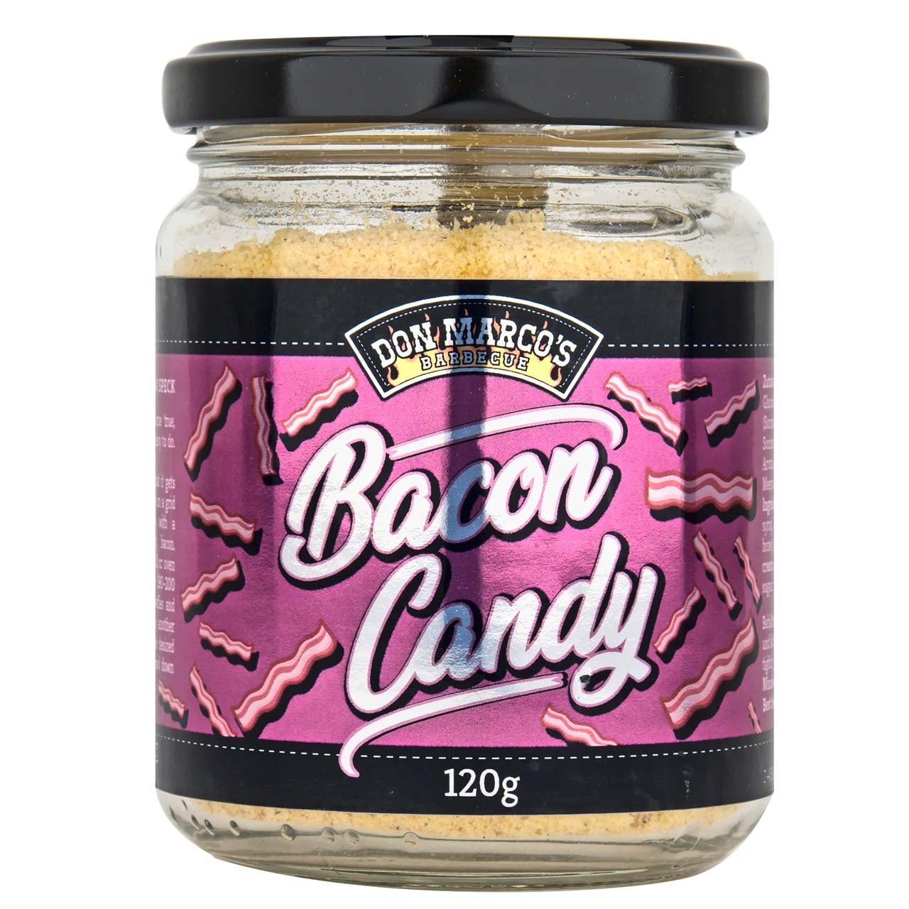 Don Marco’s – Bacon Candy – 120 g Glas - grillstarshop.comDon Marco’s – Bacon Candy – 120 g GlasDon Marco'sgrillstarshop.com105 - 050 - 1204260266354194