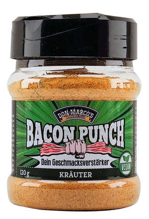 Don Marco’s Barbecue Bacon Punch Kräuter, 120g - grillstarshop.comDon Marco’s Barbecue Bacon Punch Kräuter, 120gDon Marco'sgrillstarshop.comdm105 - 155 - 1204260266354071