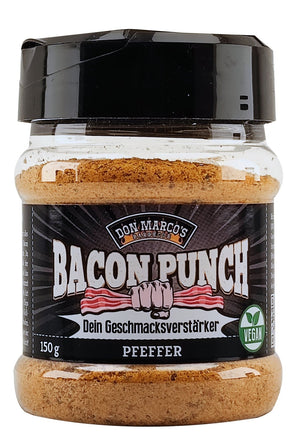 Don Marco’s Barbecue Bacon Punch Pfeffer, 150g - grillstarshop.comDon Marco’s Barbecue Bacon Punch Pfeffer, 150gDon Marco'sgrillstarshop.comdm105 - 156 - 1504260266354088