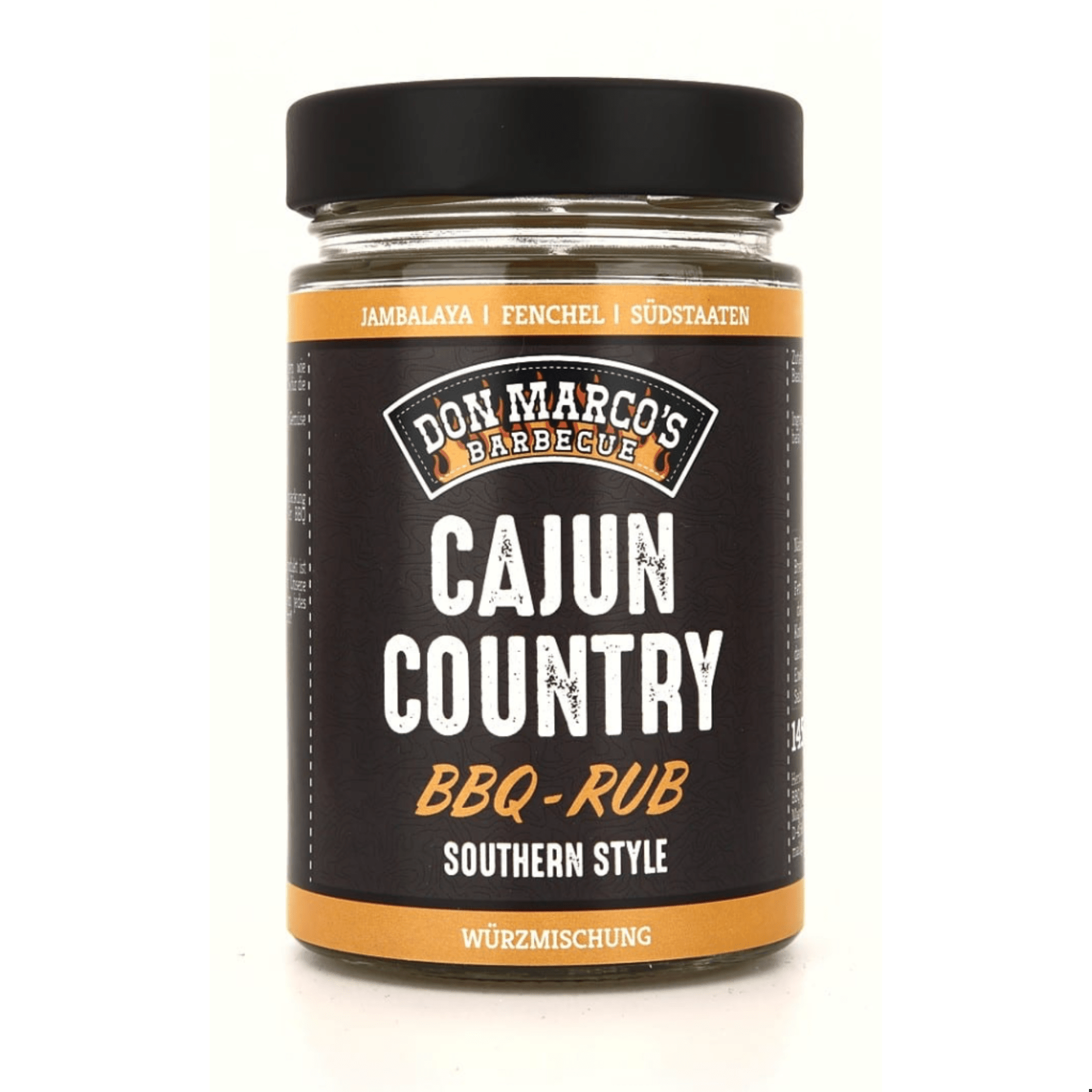 Don Marco's Cajun Country, 145g Glas - grillstarshop.comDon Marco's Cajun Country, 145g GlasGewürzeDon Marco'sgrillstarshop.com