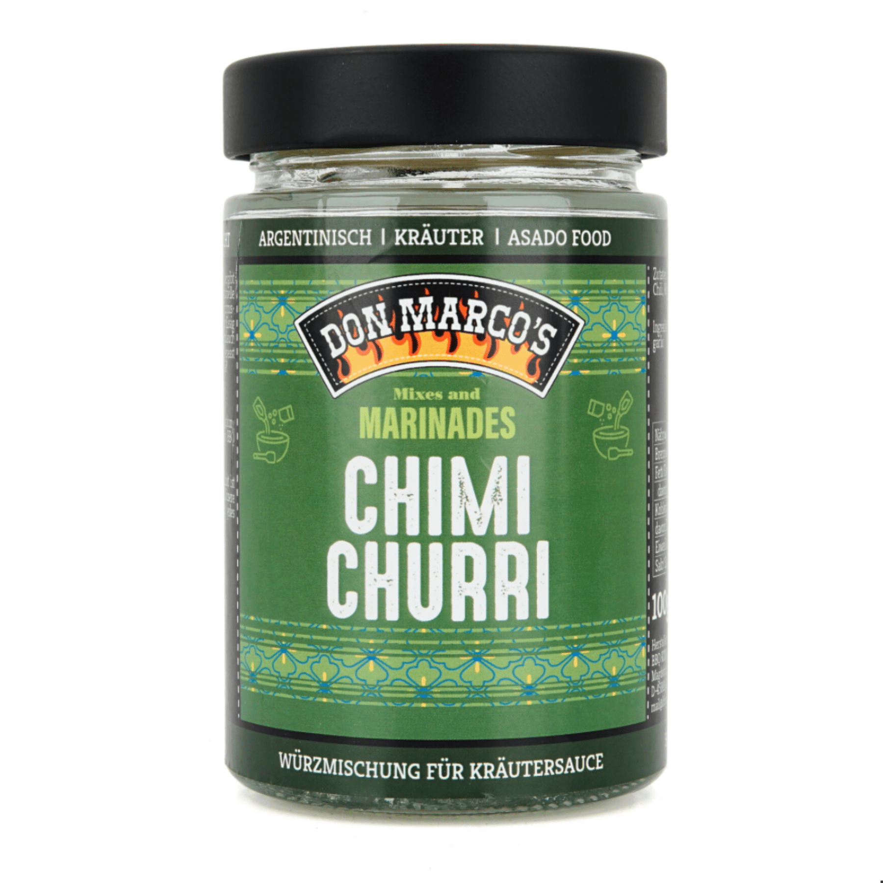 Don Marco's Chimichurri - 100g Glas - grillstarshop.comDon Marco's Chimichurri - 100g GlasGewürzDon Marco'sgrillstarshop.com
