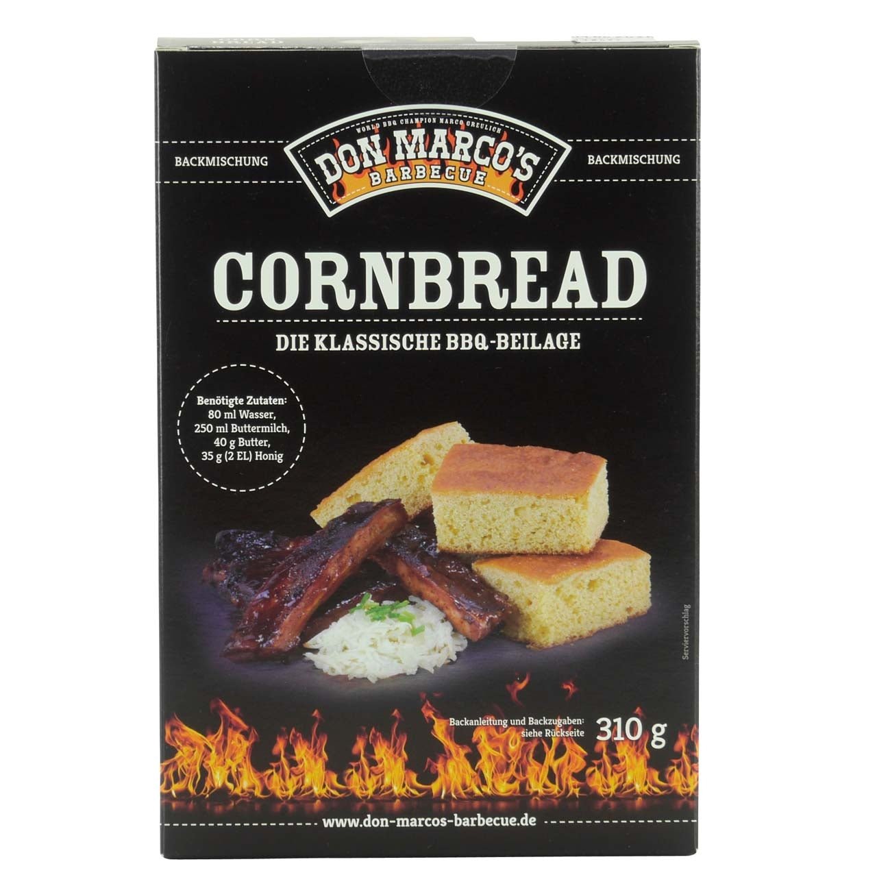 Don Marco's Cornbread Backmischung - grillstarshop.comDon Marco's Cornbread BackmischungDon Marco'sgrillstarshop.comdm107 - 0024260266353616