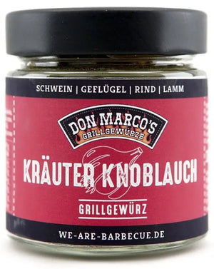 Don Marcos Knoblauch Kräuter | 110g Glas - grillstarshop.comDon Marcos Knoblauch Kräuter | 110g GlasDon Marco'sgrillstarshop.com