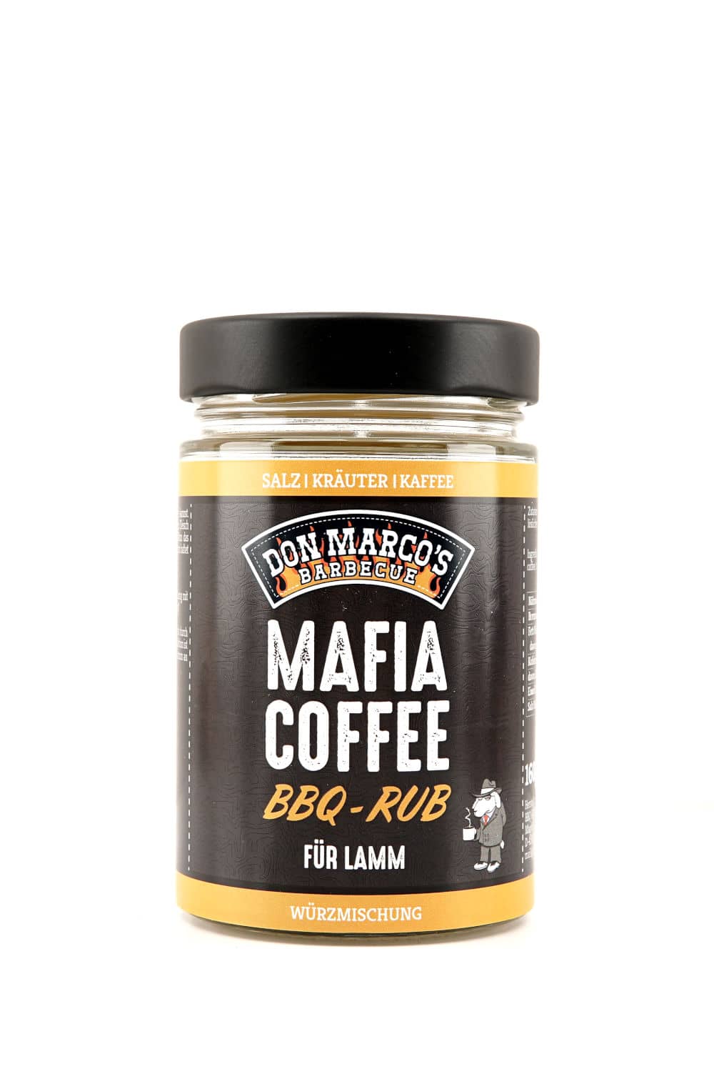 Don Marco's Mafia Coffee Rub, 220g Streuer - grillstarshop.comDon Marco's Mafia Coffee Rub, 220g StreuerDon Marco'sgrillstarshop.com