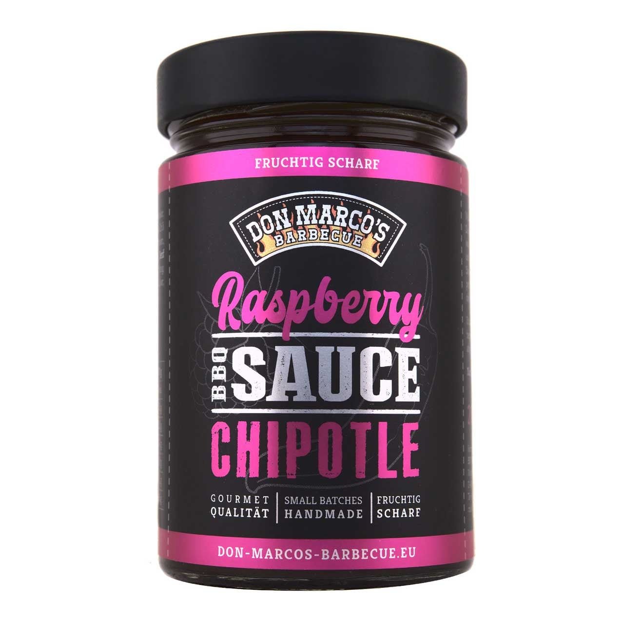 Don Marco's Raspberry Chipotle BBQ Sauce - grillstarshop.comDon Marco's Raspberry Chipotle BBQ SauceDon Marco'sgrillstarshop.com201 - 0054260266350097