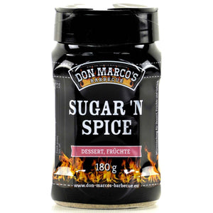 Don Marco's Sugar'n'Spice, 180g Streuer - grillstarshop.comDon Marco's Sugar'n'Spice, 180g StreuerDon Marco'sgrillstarshop.comdm104 - 003 - 1804260266352848