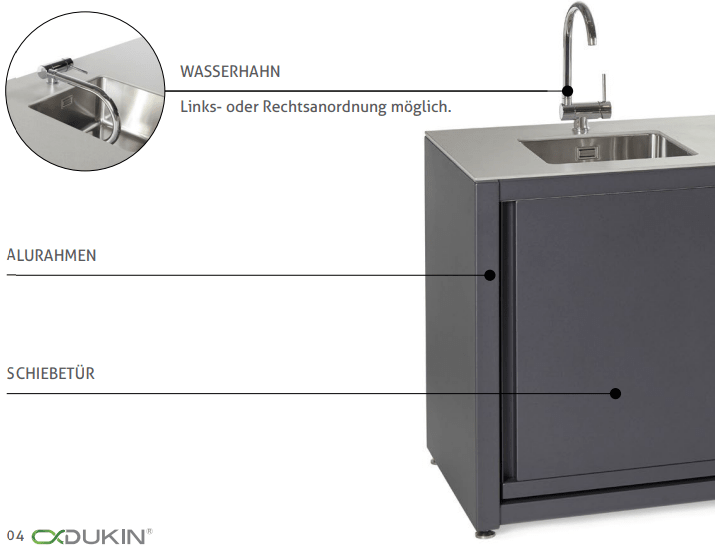 Dukin Outdoorküchen CookOUT® Blank 195 - grillstarshop.comDukin Outdoorküchen CookOUT® Blank 195Dukingrillstarshop.com
