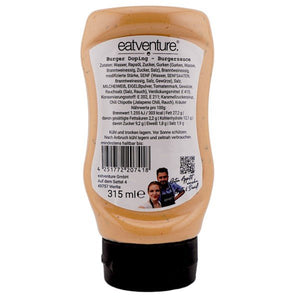 Eatventures Burger Doping, 315ml - grillstarshop.comEatventures Burger Doping, 315mlGrillsauceEatventuregrillstarshop.com