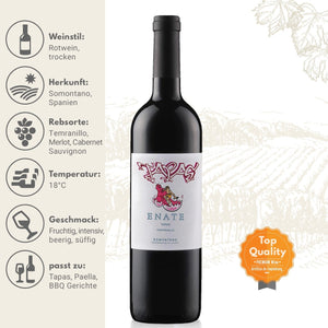 Enate "Tapas Tempranillo DO" Rotwein - grillstarshop.comEnate "Tapas Tempranillo DO" RotweinEnategrillstarshop.com2060398425961300006