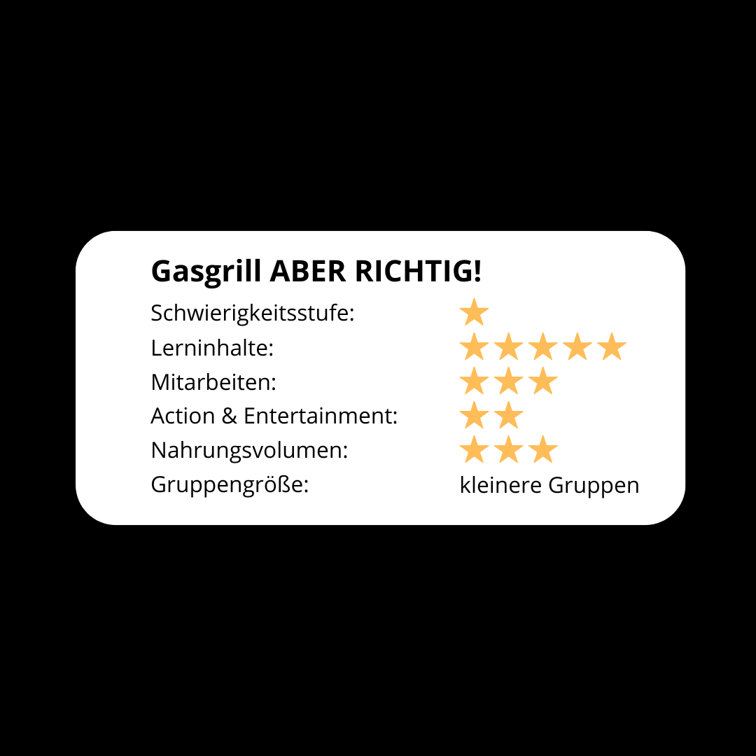 Gasgrill ABER RICHTIG! - Der Grillkurs für Grillanfänger 2026 - grillstarshop.comGasgrill ABER RICHTIG! - Der Grillkurs für Grillanfänger 2026grillstarshop.comgrillstarshop.com