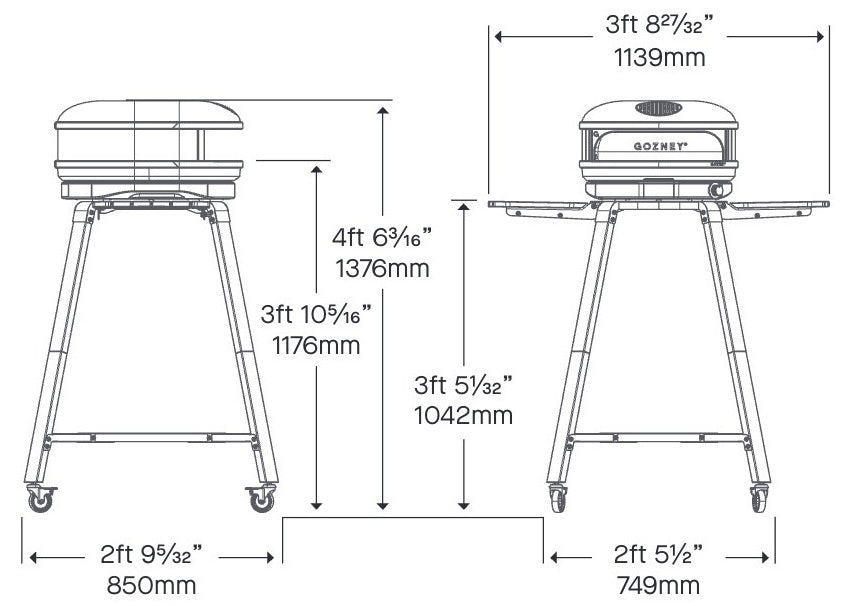 Gozney Arc + Arc XL Gestell - grillstarshop.comGozney Arc + Arc XL GestellPizzaofenGozneygrillstarshop.com