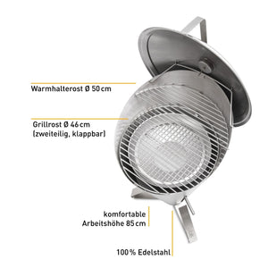Höfats CONE Holzkohlegrill, Ø 50 cm Grillfläche - grillstarshop.comHöfats CONE Holzkohlegrill, Ø 50 cm GrillflächeHöfatsgrillstarshop.comH0101014260447330030