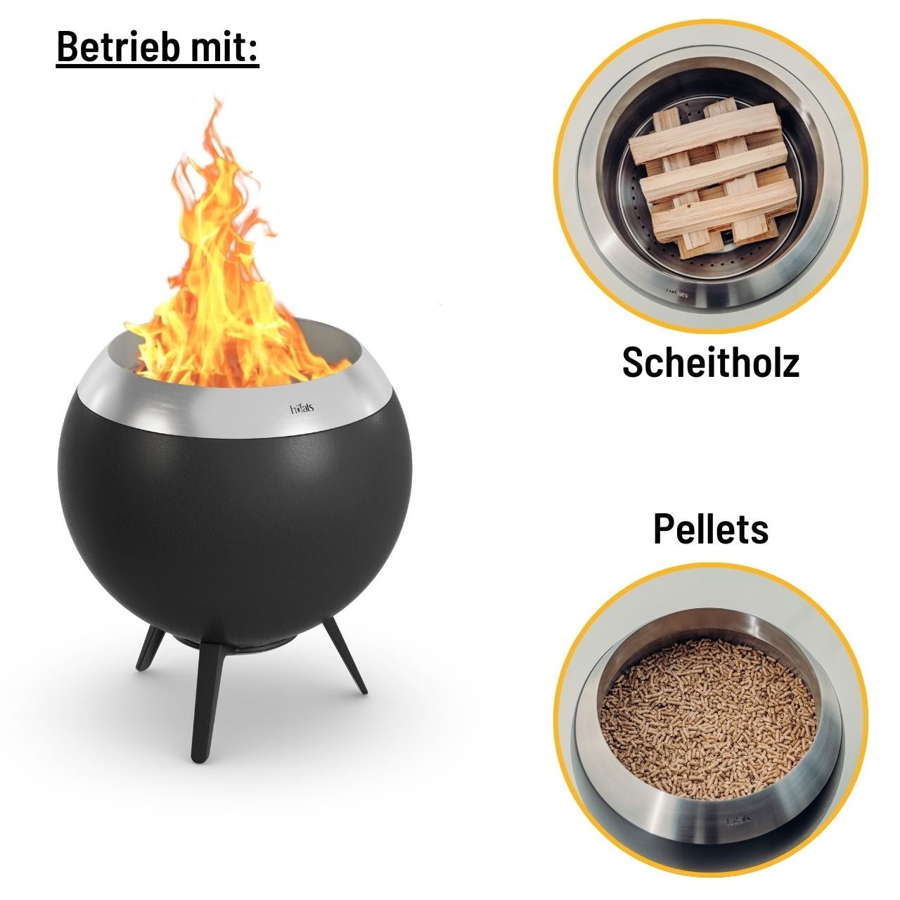 Höfats MOON 45 Feuerschale mit niedrigem Fuß - grillstarshop.comHöfats MOON 45 Feuerschale mit niedrigem FußHöfatsgrillstarshop.comH007164064251007160