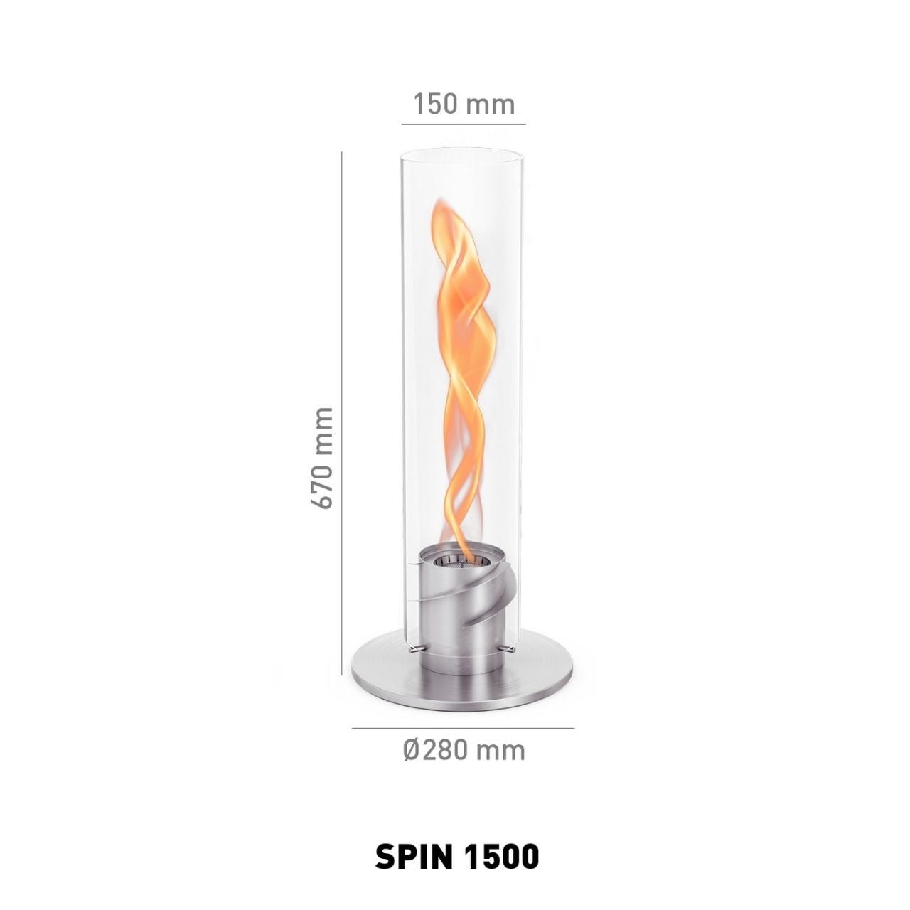 Höfats Spin 1500 Tischfeuer silber - grillstarshop.comHöfats Spin 1500 Tischfeuer silberHöfatsgrillstarshop.comH005094064251005098