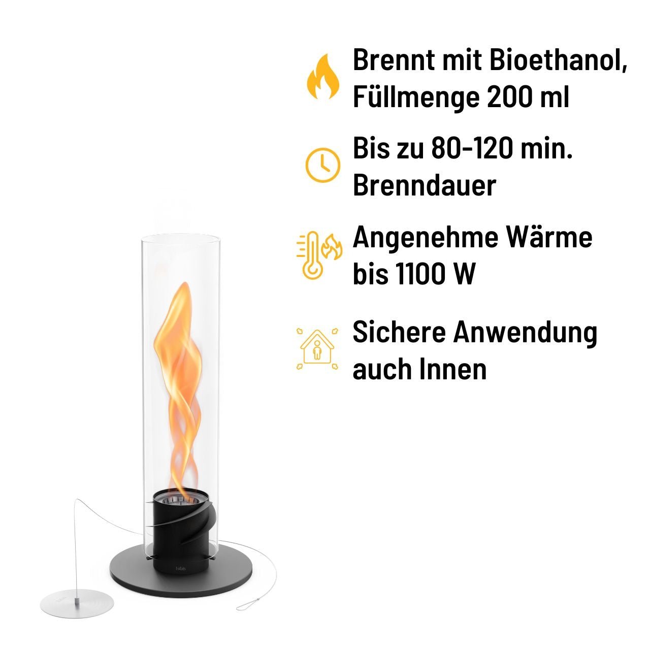 Höfats Spin 900 Tischfeuer schwarz - grillstarshop.comHöfats Spin 900 Tischfeuer schwarzHöfatsgrillstarshop.comH006934064251006934