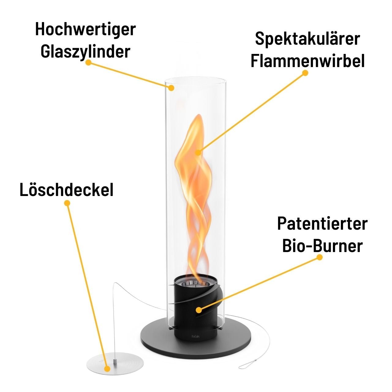 Höfats Spin 900 Tischfeuer schwarz - grillstarshop.comHöfats Spin 900 Tischfeuer schwarzHöfatsgrillstarshop.comH006934064251006934