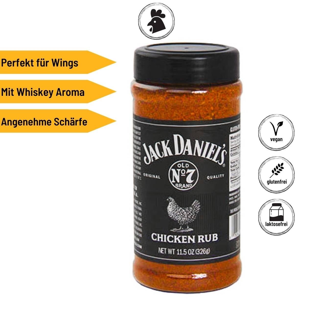 Jack Daniel's Chicken Rub, 326g - grillstarshop.comJack Daniel's Chicken Rub, 326gJack Daniel'sgrillstarshop.comJD - CR0078342017628