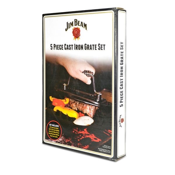 Jim Beam Gusseisernes Grillrost 5 in 1 Set - grillstarshop.comJim Beam Gusseisernes Grillrost 5 in 1 SetGrillstargrillstarshop.comJB701613