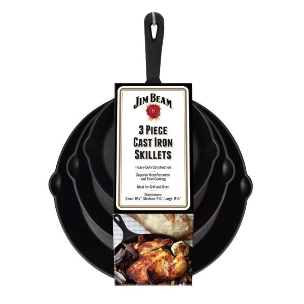 Jim Beam Gusspfannen 3er Set - grillstarshop.comJim Beam Gusspfannen 3er SetGrillstargrillstarshop.comjb701731