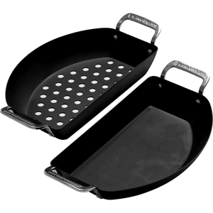 KamadoJoe Halbmond Pfannen Set - grillstarshop.comKamadoJoe Halbmond Pfannen SetGrillzubehörKamado Joegrillstarshop.com