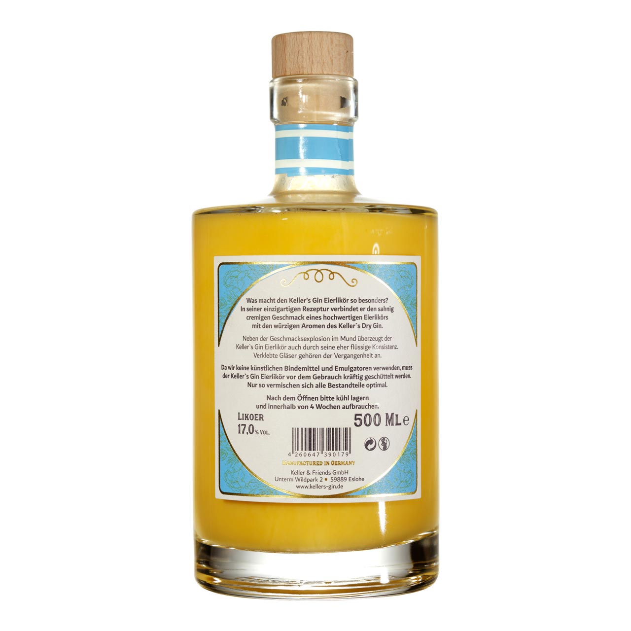 Keller´s Gin Eierlikör 0,5 Liter - grillstarshop.comKeller´s Gin Eierlikör 0,5 LiterKellergrillstarshop.com4002014260647390179