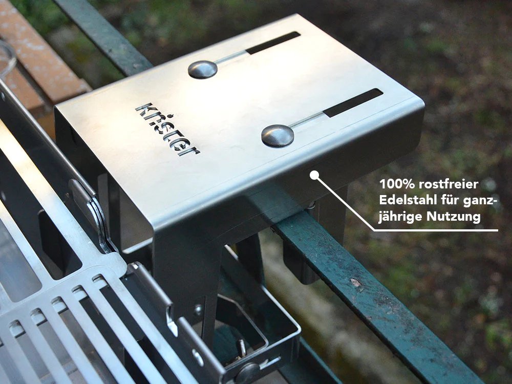 Knister Balkonhalterung & Relinghalterung - grillstarshop.comKnister Balkonhalterung & RelinghalterungKnistergrillstarshop.com11064270000239977