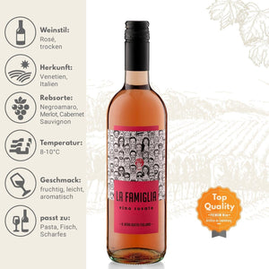 LA FAMIGLIA "Vino Rosato" Rosé - grillstarshop.comLA FAMIGLIA "Vino Rosato" RoséLA FAMIGLIAgrillstarshop.com1052058003969009925