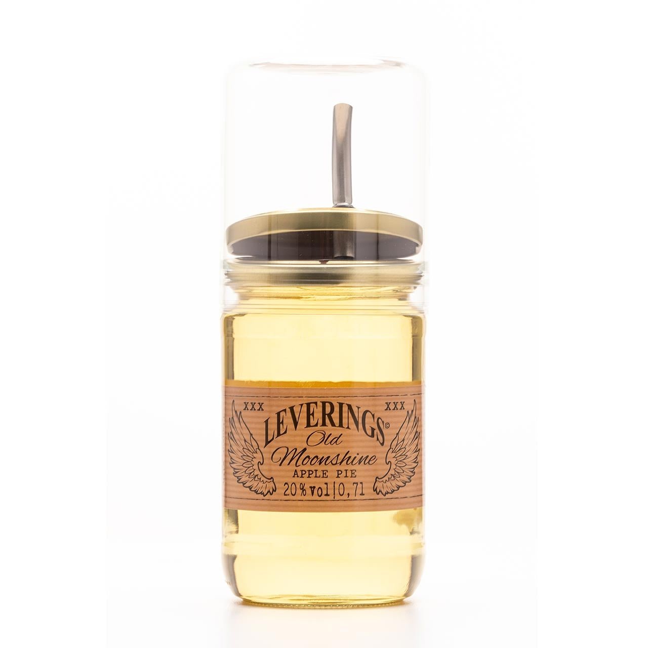Leverings Old Moonshine - Apple Pie 20 % Vol., 0,7 Liter - grillstarshop.comLeverings Old Moonshine - Apple Pie 20 % Vol., 0,7 LiterMoonshinegrillstarshop.comO5314001165005219