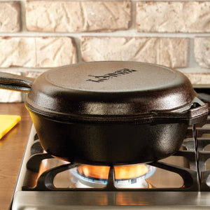 Lodge Combo Cooker mit Deckel, Ø26cm - grillstarshop.comLodge Combo Cooker mit Deckel, Ø26cmLodgegrillstarshop.comL - LCC30075536353005