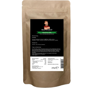 Meat 'n' Great Rosemary Rub Nachfüllbeutel 200 g - grillstarshop.comMeat 'n' Great Rosemary Rub Nachfüllbeutel 200 gMeat 'n' Greatgrillstarshop.comB - 400514068097400512