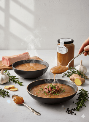 Meat'n'Food Wagyu Knochenbrühe | Kollagen Power für Darm und Gelenke | Meat'n'Food - grillstarshop.comMeat'n'Food Wagyu Knochenbrühe | Kollagen Power für Darm und Gelenke | Meat'n'FoodLebensmittelMeat'n'Foodgrillstarshop.com