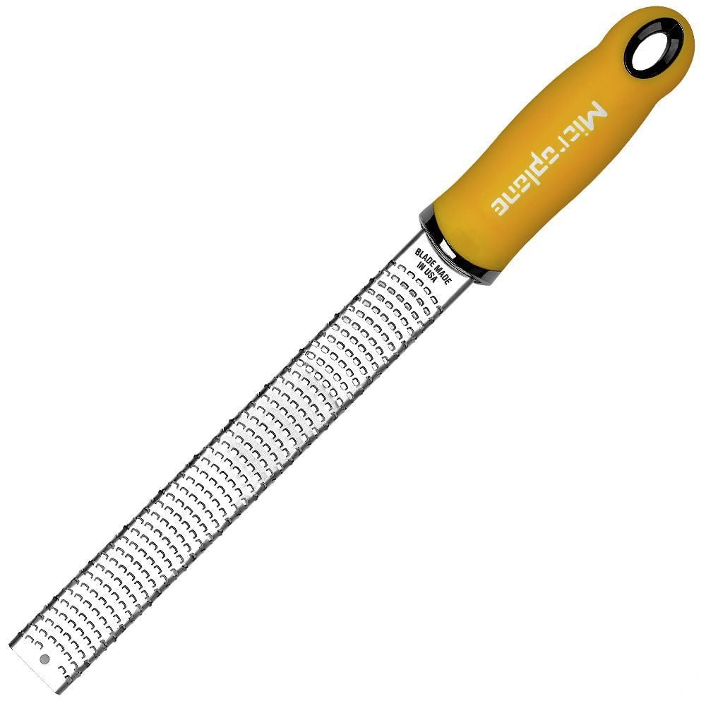 Microplane Premium Zester - Reibe, Senfgelb - grillstarshop.comMicroplane Premium Zester - Reibe, SenfgelbMicroplanegrillstarshop.com46623