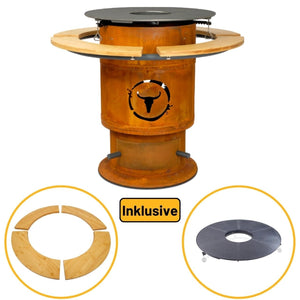 Moesta Bandit FirePlace inkl. lasierten Bambus Ablagen & BBQ - Disk - grillstarshop.comMoesta Bandit FirePlace inkl. lasierten Bambus Ablagen & BBQ - DiskMoestagrillstarshop.com195064260664772156
