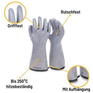 Moesta HeatPro Gloves - Grillhandschuhe aus Silikon - grau, Größe L - grillstarshop.comMoesta HeatPro Gloves - Grillhandschuhe aus Silikon - grau, Größe LMoestagrillstarshop.comMO198314260664772262