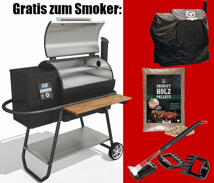 Moesta Sheriff Pellet Smoker, Sparbundle (neuestes Modell) - grillstarshop.comMoesta Sheriff Pellet Smoker, Sparbundle (neuestes Modell)Moestagrillstarshop.com19896