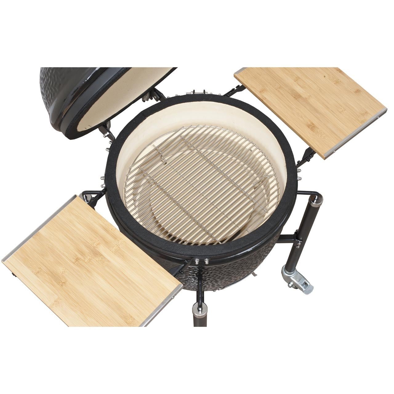Monolith Basic inkl. Gestell und Seitentische, Schwarz - grillstarshop.comMonolith Basic inkl. Gestell und Seitentische, SchwarzMonolithgrillstarshop.com201000 - BASIC4260444581619