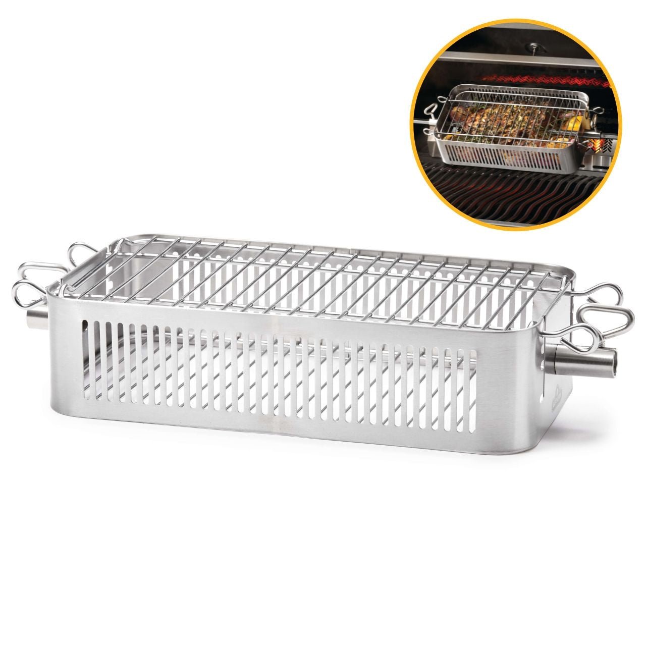 Napoleon Edelstahl - Grillkorb für Drehspieß, einstellbar - grillstarshop.comNapoleon Edelstahl - Grillkorb für Drehspieß, einstellbarNapoleongrillstarshop.com570130629162570130