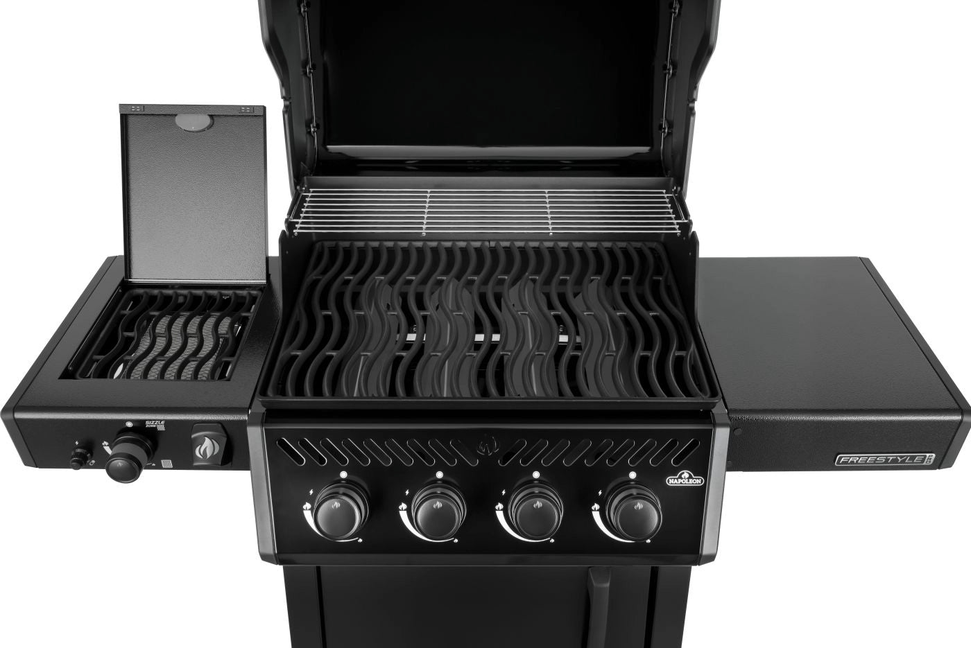 Napoleon Freestyle PRO 425, 4 Hauptbrenner, SIZZLE ZONE und Tür, schwarz | 2026 - grillstarshop.comNapoleon Freestyle PRO 425, 4 Hauptbrenner, SIZZLE ZONE und Tür, schwarz | 2026Napoleongrillstarshop.com