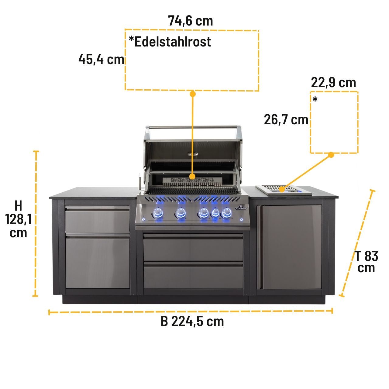 Napoleon Oasis Compact 700 - Series 32" mit Einbau Sizzle Zone - grillstarshop.comNapoleon Oasis Compact 700 - Series 32" mit Einbau Sizzle ZoneNapoleongrillstarshop.comODK105 - BIG32P - DE0629162148315
