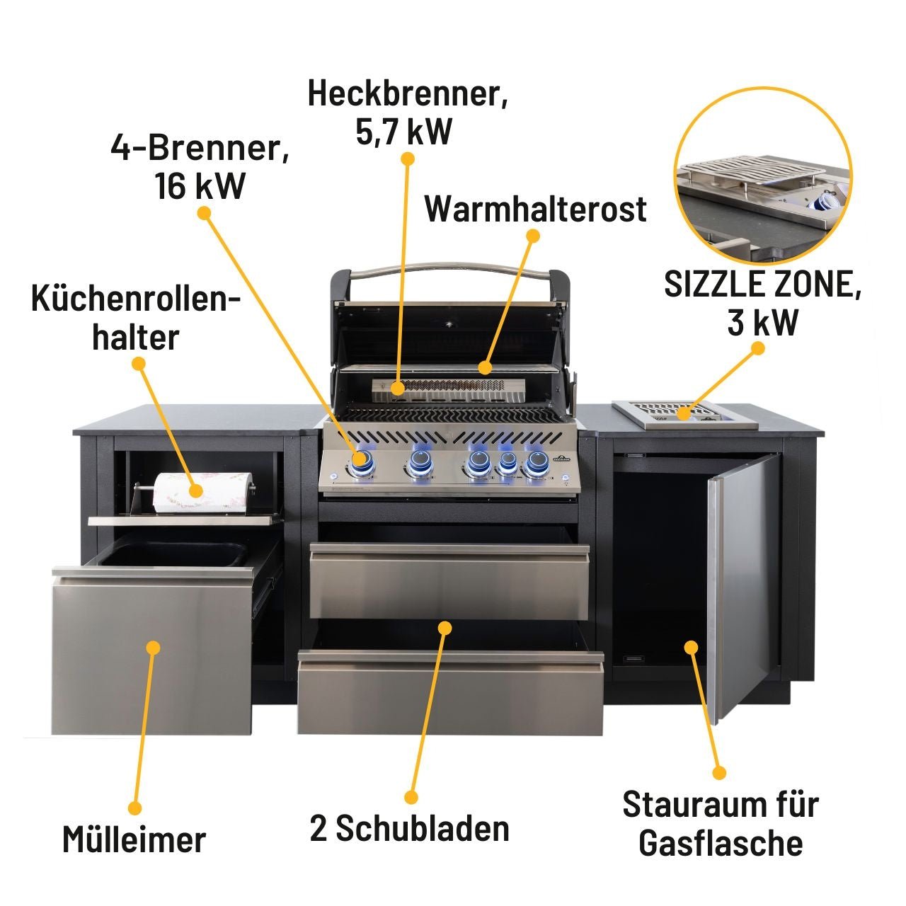 Napoleon Oasis Compact Prestige 500 mit Einbau Sizzle Zone - grillstarshop.comNapoleon Oasis Compact Prestige 500 mit Einbau Sizzle ZoneNapoleongrillstarshop.comODK105 - P500P - DE0629162148322
