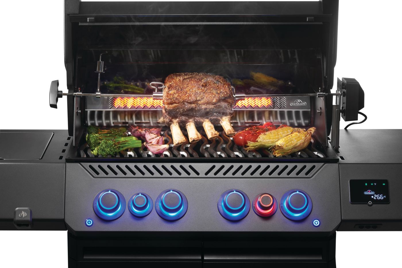 Napoleon Phantom, Prestige 500, Connected, gegossenem Edelstahl Rosten, Mattschwarz - grillstarshop.comNapoleon Phantom, Prestige 500, Connected, gegossenem Edelstahl Rosten, MattschwarzNapoleongrillstarshop.com