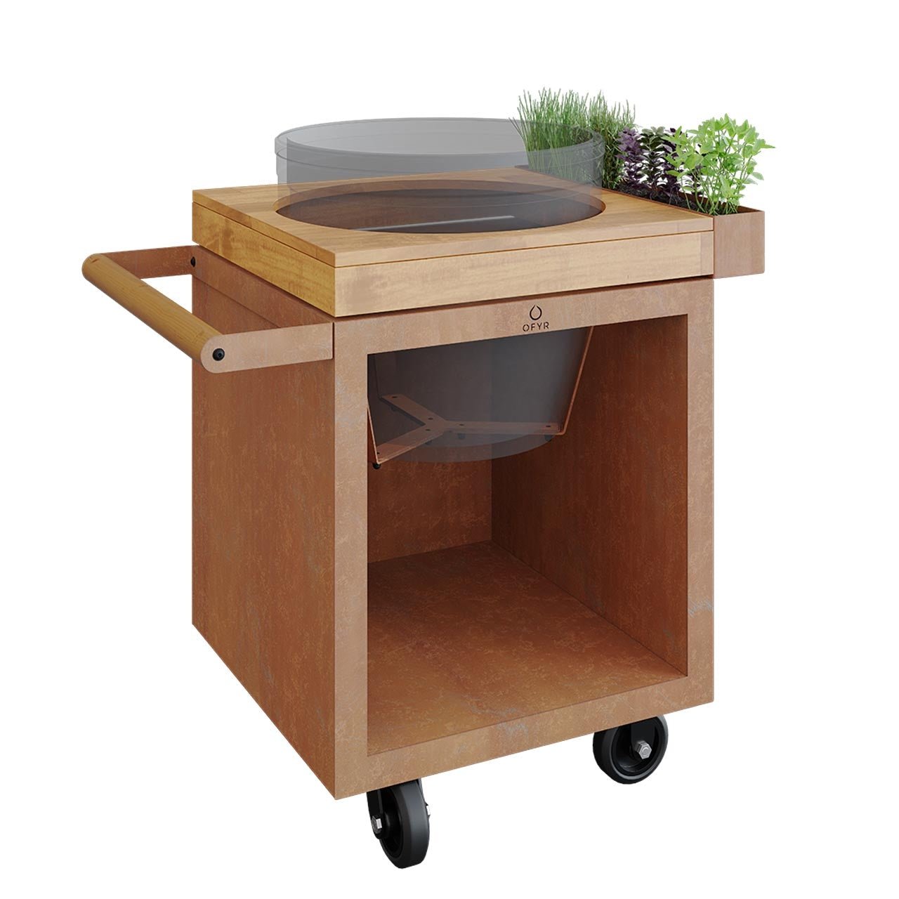 OFYR Kamado Table Corten 65 PRO Teakholz BGE - grillstarshop.comOFYR Kamado Table Corten 65 PRO Teakholz BGEOFYRgrillstarshop.comO - K - T - 65 - PRO - TW - BGE6011407456448