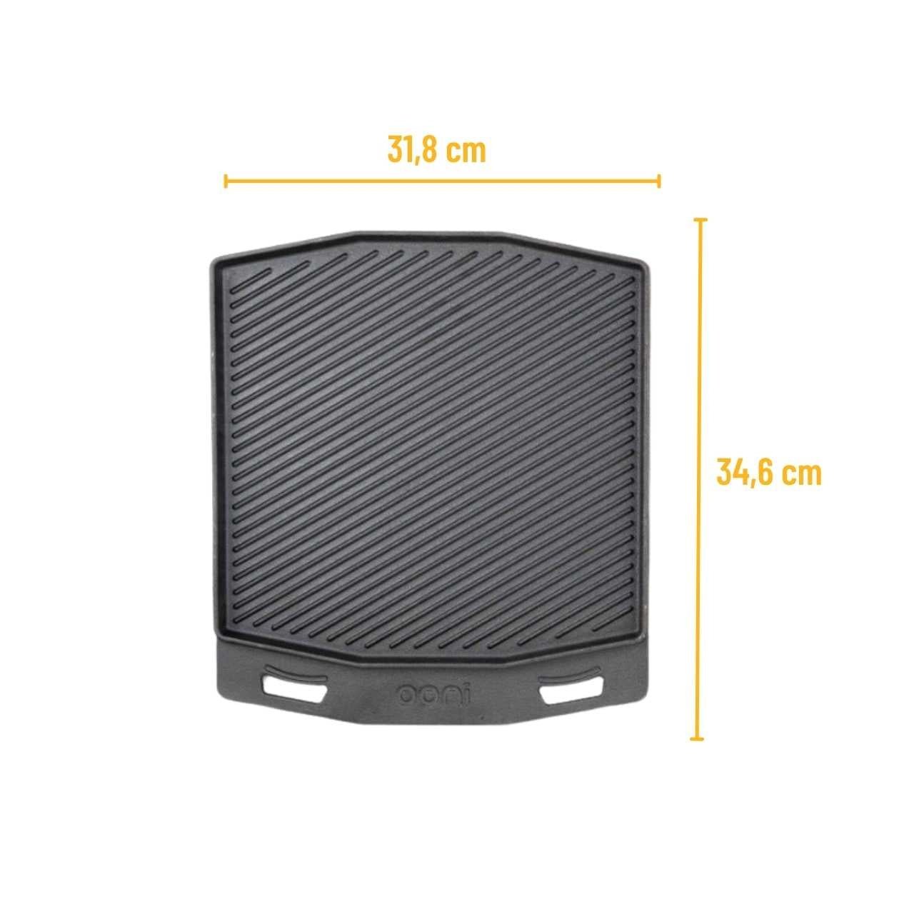 Ooni Gusseisenpfanne - doppelseitige Grizzler - Platte - grillstarshop.comOoni Gusseisenpfanne - doppelseitige Grizzler - PlatteOonigrillstarshop.comUU - P0A0005060568342573