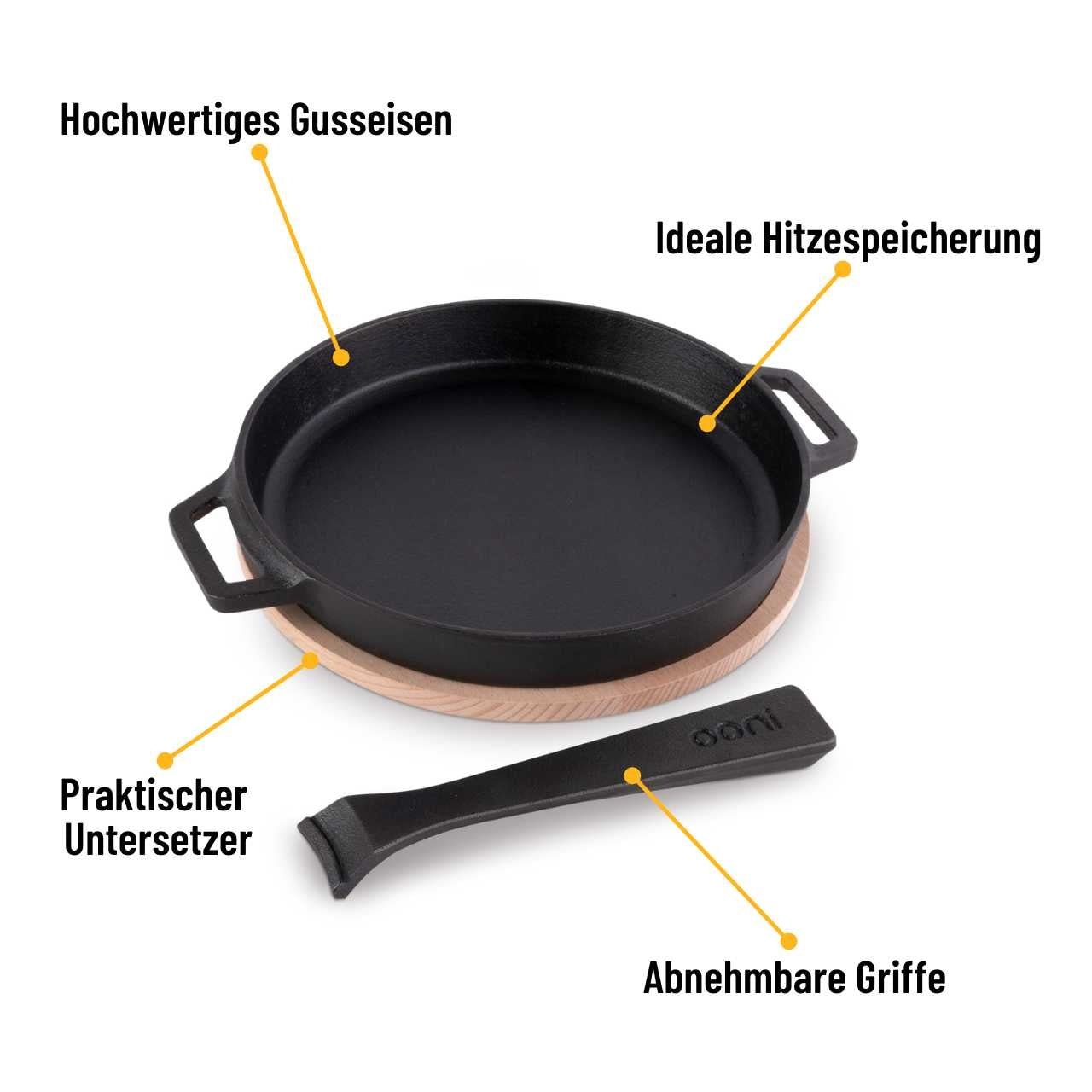 Ooni Gusseisenpfanne - grillstarshop.comOoni GusseisenpfanneOonigrillstarshop.comUU - P09F005060568342566