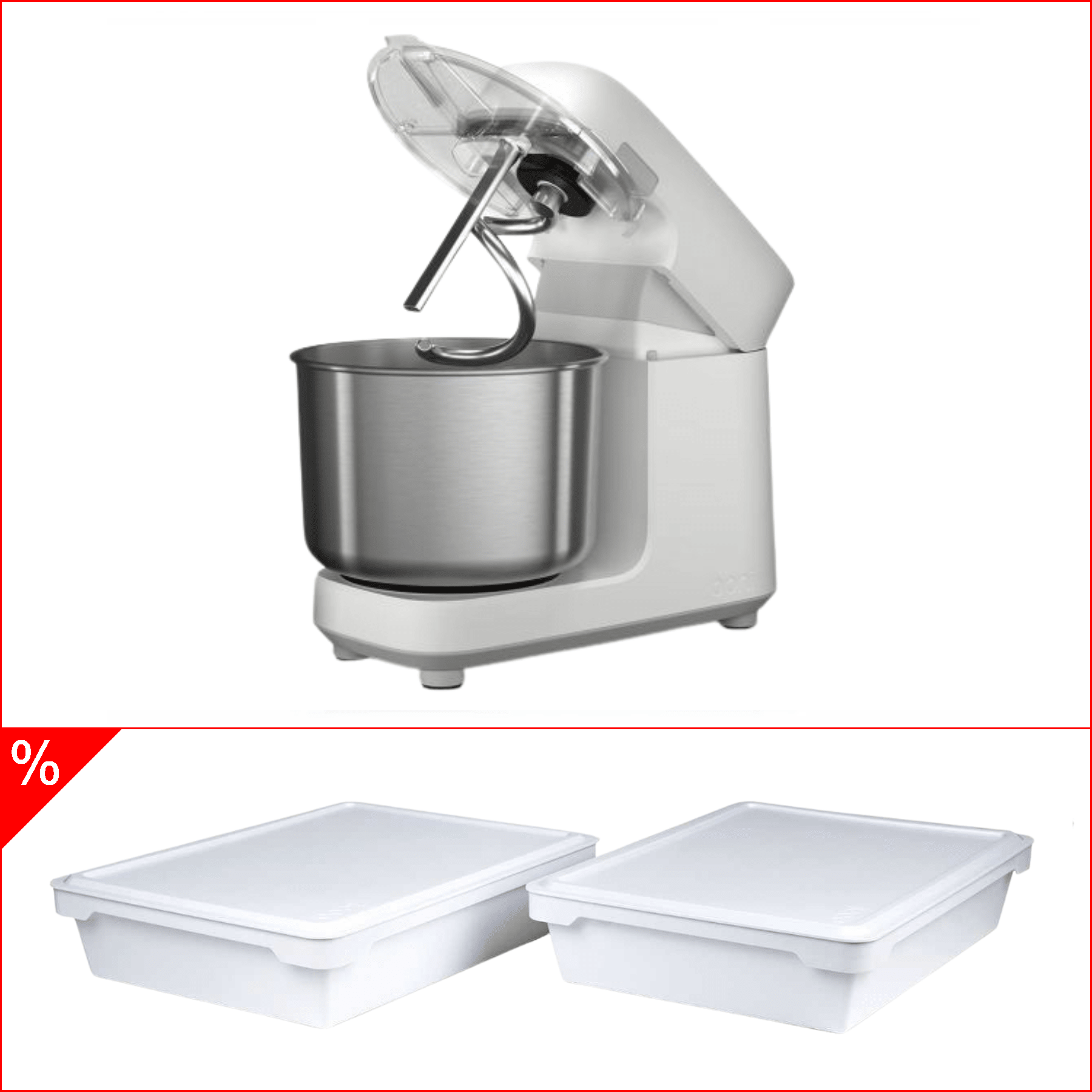 Ooni Halo Pro Spiral-Knetmaschine - Polar White inkl. Teigbox 2er Set - grillstarshop.comOoni Halo Pro Spiral-Knetmaschine - Polar White inkl. Teigbox 2er SetPizzazubehörOonigrillstarshop.com